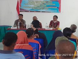 Ricuh Dan Adu Mulut, Saat Pembagian Dana BKK Di Moru.