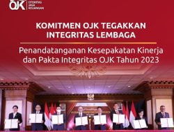 OJK Junjung Tinggi Penegakan Integritas Lembaga