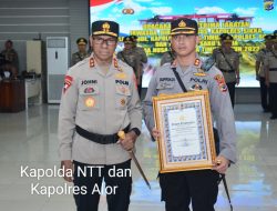 Kapolri Beri Penghargaan Pada Polres Alor