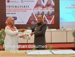 Bupati Alor Tutup Kegiatan Sosialisasi Renkon BNPB