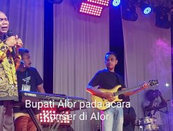Bupati Djobo Ucap Terima Kasih Pada KEO. “Penyanyi Justy Buat Galau Warga Alor”