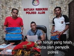 Polisi Berhasil Ringkus  Pelaku Pencurian Kain Tenun