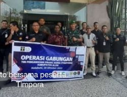 Imigrasi  Kupang Gelar Operasi Gabungan Timpora Di Alor