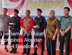 Sat Brimob Kompi 4 Alor  Adakan Syukuran HUT Brimob ke 78
