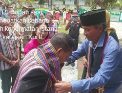 Pj Bupati Dinobatkan Sebagai Tokoh Kehormatan Istana Kerajaan Kui II