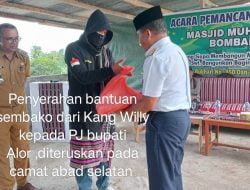 PJ Bupati Hadiri Pemancangan Kubah Masjid Muhajirin Bombaru