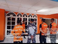 Tim SAR Mencari Kakak Beradik  Yang Pergi Melaut Namun  Belum