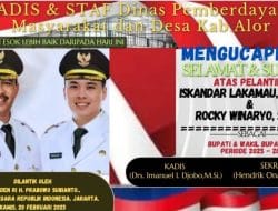 Ucapan Selamat Atas Pelatikan Bupati Dan Wabup Alor