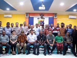 Polres Alor Gelar Rapat  Perdamaian Pasca Tawuran Pemuda Watatuku dan Mola